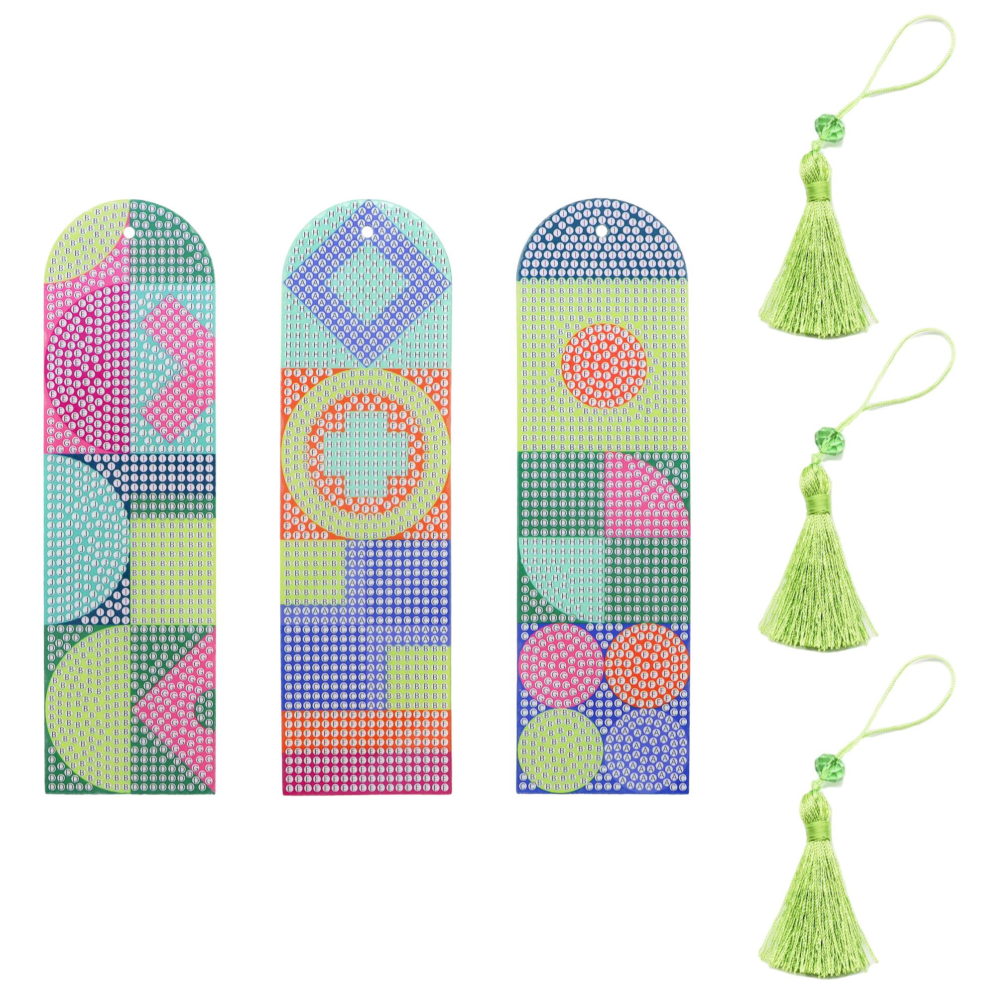 Geometric Diamond Art Bookmark Kit by Make Market®
